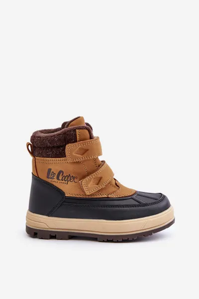 Insulated Boys' Snow Boots Lee Cooper Camel