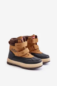 Insulated Boys' Snow Boots Lee Cooper Camel