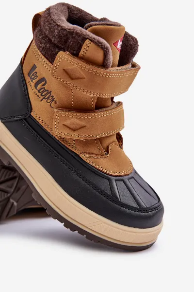 Insulated Boys' Snow Boots Lee Cooper Camel