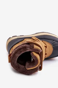Insulated Boys' Snow Boots Lee Cooper Camel