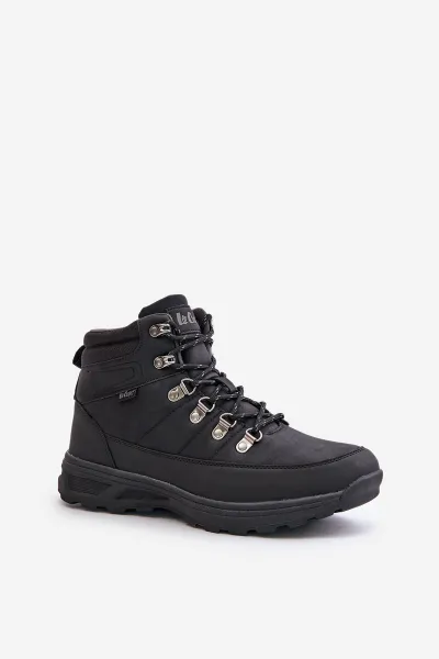 Insulated men's trekking shoes Lee Cooper black