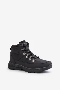 Insulated men's trekking shoes Lee Cooper black