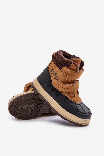 Insulated Boys' Snow Boots Lee Cooper Camel