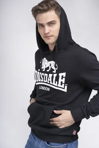 Lonsdale Men's hooded sweatshirt slim fit