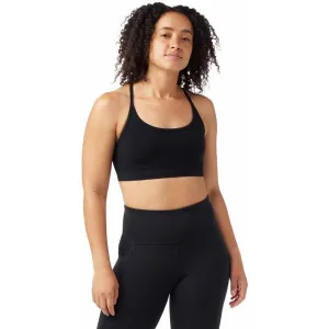 Smartwool MERINO BLEND BRALETTE W Dámsky podprsenkový top, čierna, veľkosť