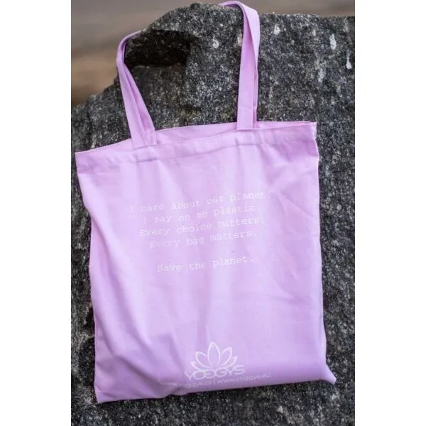 YOGGYS MULTIFUNCTIONAL ECO BAG Bavlnená taška, ružová, veľkosť