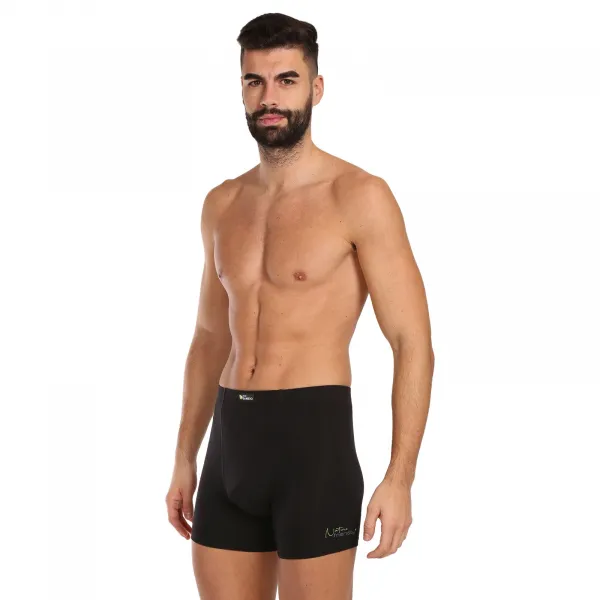 Pánske boxerky Gino čierne (74163) M, trenky