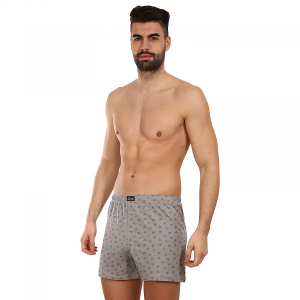 Pánske trenky Gino sivé (75185) S, trenírky
