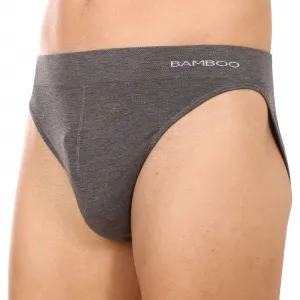 Pánske slipy Gino bambusové sivé (50004) M