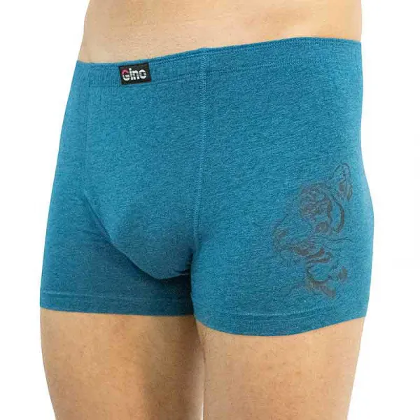 Pánske boxerky Gino petrolejové (73100) M, trenky