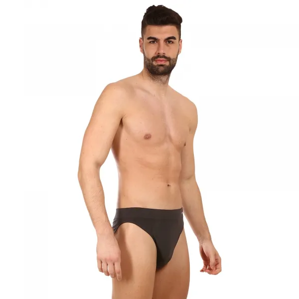 Pánske slipy Gino bambusové čierne (50004) M