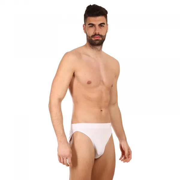 Pánske slipy Gino bambusové biele (50004) M