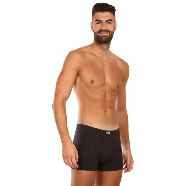 Pánske boxerky Gino čierne (73064) M, trenky