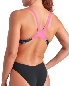 Arena performance funny prints tech back black/shocking pink 3xs -