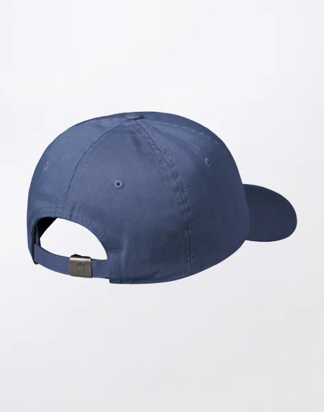 Carhartt WIP Madison Logo Cap Blue Iris/White