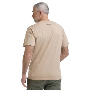 Bushman Pánske tričko Bafale, pieskovohnedé L