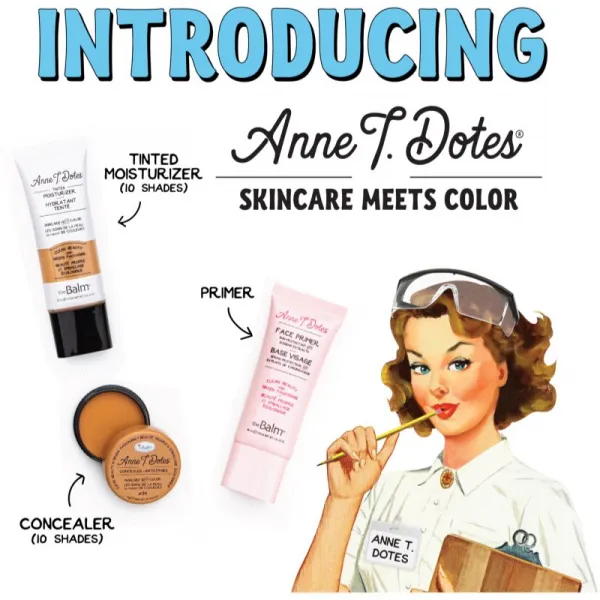 theBalm Anne T. Dotes® Tinted Moisturizer tónovací hydratačný krém odtieň #14 Fair 30 ml