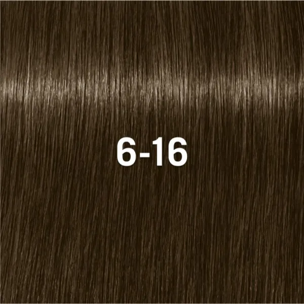 Schwarzkopf Professional IGORA Vibrance demipermanentná farba na vlasy odtieň 6-16 Dark Blonde Cendré Chocolate 60 ml