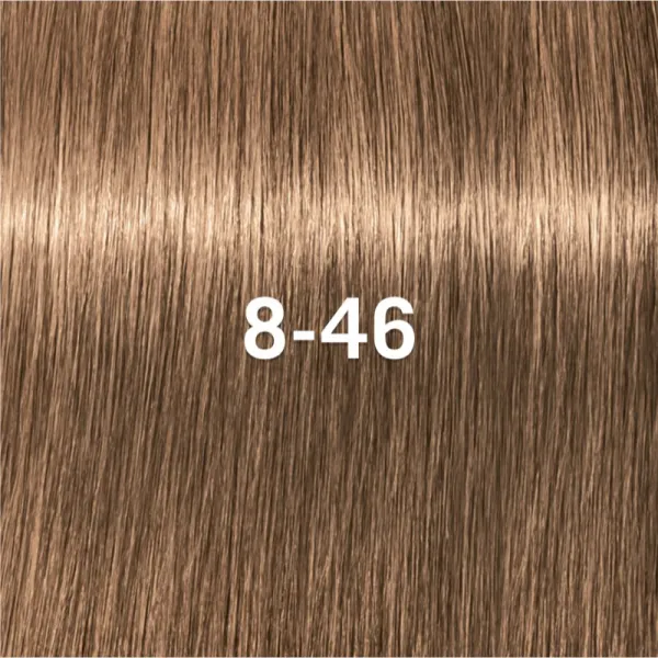 Schwarzkopf Professional IGORA Vibrance demipermanentná farba na vlasy odtieň 8-46 Light Blonde Beige Chocolate 60 ml