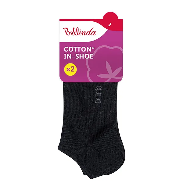 Bellinda 
COTTON IN-SHOE SOCKS 2x - Dámske krátke ponožky 2 páry - biela