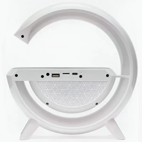 MG BT2301 bezdrôtový reproduktor / nabíjačka / LED lampa 15W, biely
