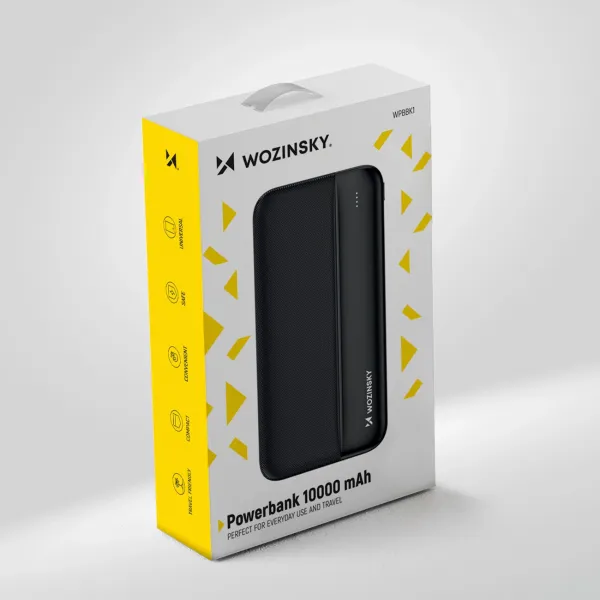 MG WPBBK1 Power Bank 10000mAh 2x USB, čierny (WPBBK1)
