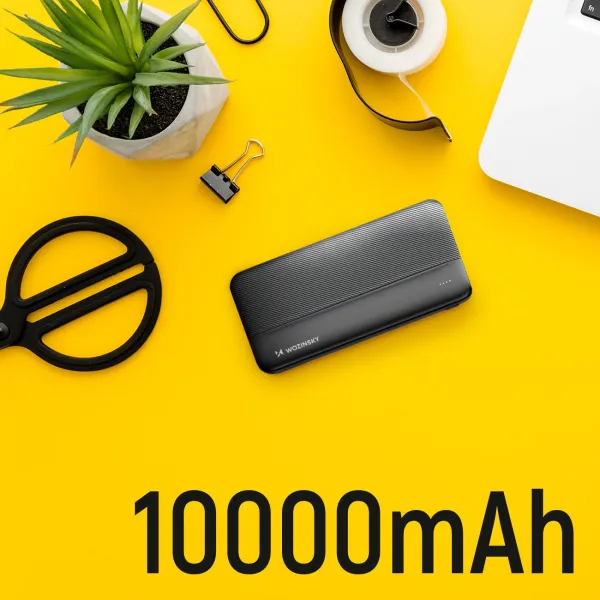 MG WPBBK1 Power Bank 10000mAh 2x USB, čierny (WPBBK1)