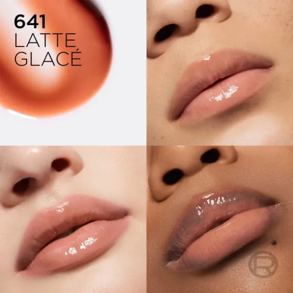 L’Oréal Paris Plump Ambition lesk na pery pre väčší objem s kyselinou hyalurónovou odtieň 641 Latte Glace ml