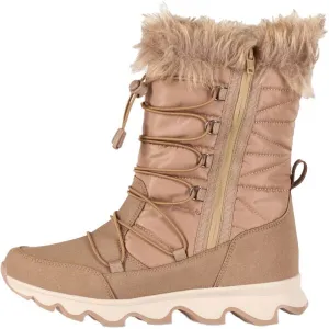 Women's winter shoes Kilpi FROZEN HIGH WP-W Brown