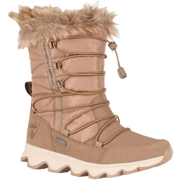 Women's winter shoes Kilpi FROZEN HIGH WP-W Brown