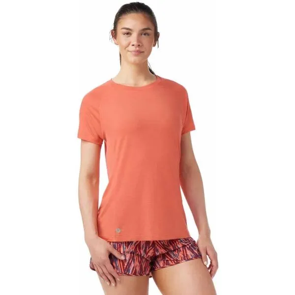 Merino tričko dámske Smartwool Active Ultralite Short Sleeve - coral reef