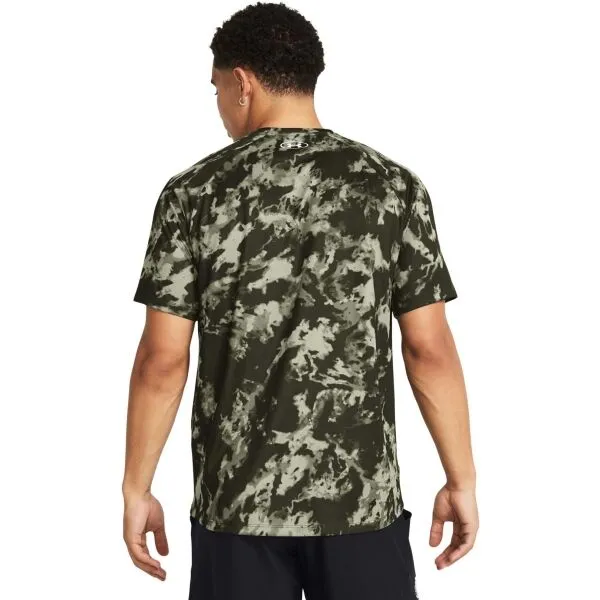 Under Armour TECH ABC CAMO Pánske tričko s krátkym rukávom, khaki, veľkosť
