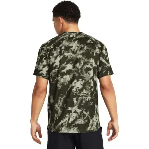 Under Armour TECH ABC CAMO Pánske tričko s krátkym rukávom, khaki, veľkosť
