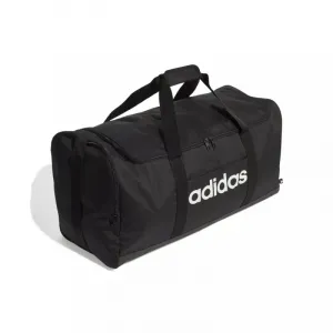 Cestovná taška ADIDAS LINEAR DUFFEL L BLACK BLACK WHITE