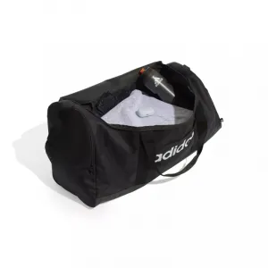 Cestovná taška ADIDAS LINEAR DUFFEL L BLACK BLACK WHITE