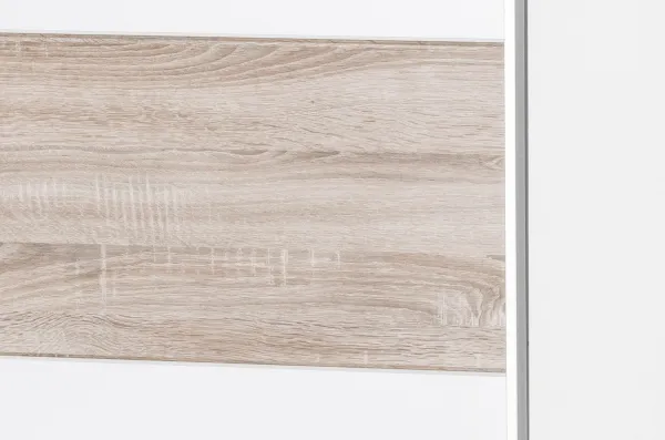 Szynaka Šatní skříň Wenecja 01 183 cm bílá/sub sonoma