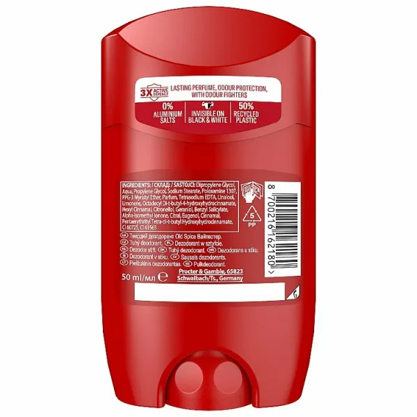 Old Spice Whitewater Tuhý Dezodorant Pre Mužov 50ml 1ks