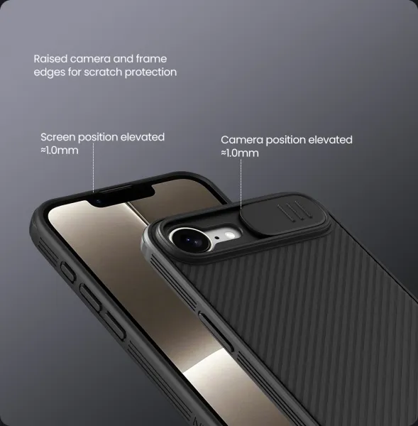 Nillkin CamShield PRO Kryt pre iPhone 16e, Modrý