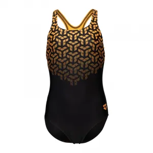 Dievčenské plavecké jednodielne plavky ARENA GIRLS KIKKO V SWIMSUIT SWIM PRO BACK
