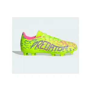 Chlapčenské futbalové kopačky outdoorové ADIDAS Predator League Jr FG lucid lemon blue fusion lucid pink