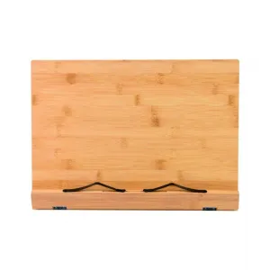 Stojan na knihy, bambus, 39 x 28 x 4,2 cm