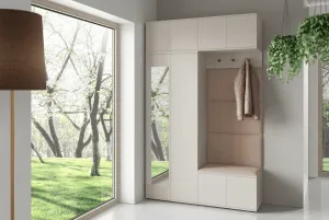 ArtPK Predsieň BIANCO 1 | cashmere so zrkadlom Farba: Trinity 15