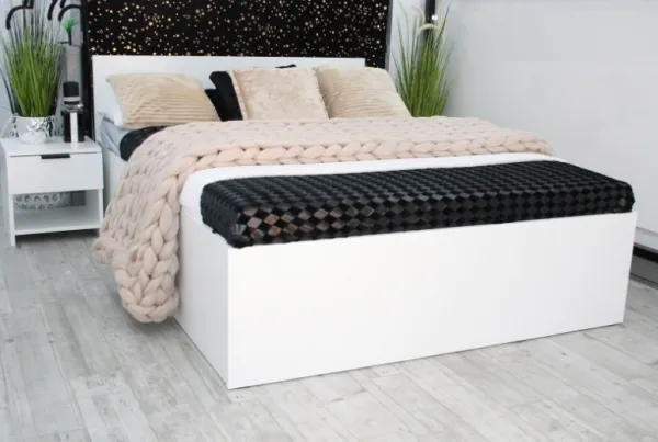 Elvisia Posteľ DESA s roštom | 90 x 200 cm Farba: Biela