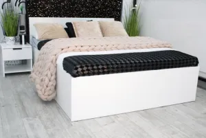 Elvisia Posteľ DESA s roštom | 90 x 200 cm Farba: Biela