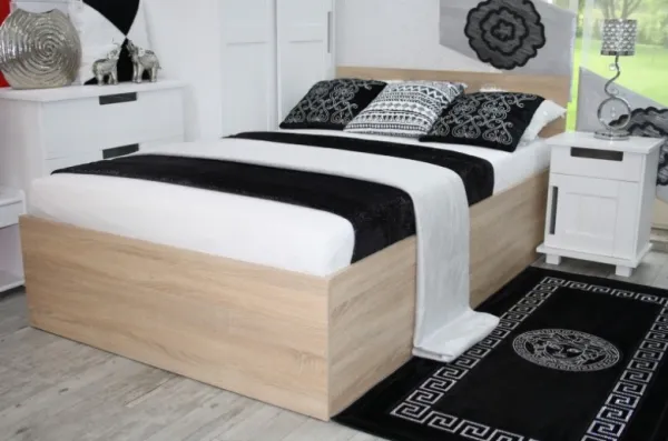 Elvisia Posteľ DESA s roštom | 90 x 200 cm Farba: Biela