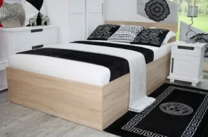 Elvisia Posteľ DESA s roštom | 90 x 200 cm Farba: Biela