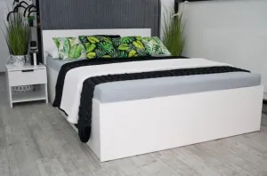 Elvisia Posteľ DESA s roštom | 90 x 200 cm Farba: Biela