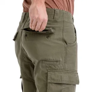 Bushman Pánske kapsáčové  nohavice Klawer, tmavá khaki 64