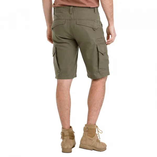 Bushman Pánske kapsáčové kraťasy Cubal, tmavá khaki 44