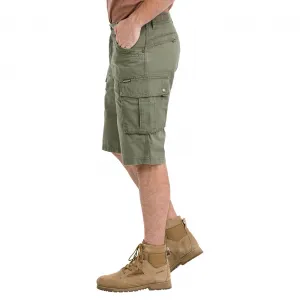 Bushman Pánske ripstopové kraťasy Erwee, tmavá khaki 48